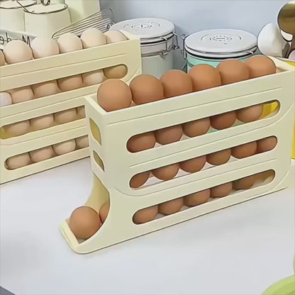 EggBuddy™ – The Automatic Rolling Egg Organizer